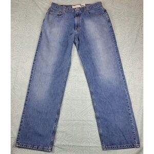Levi Strauss 569 Loose Straight Fit Mens Jeans Blue Denim W34 L34